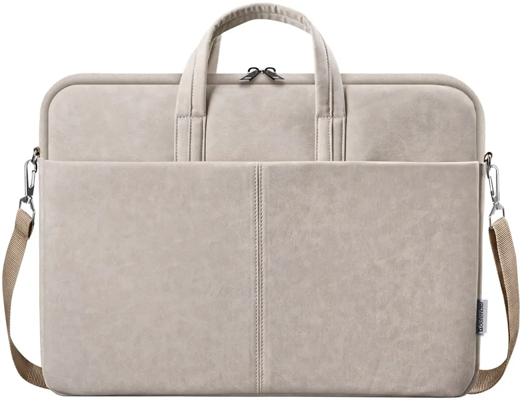 Сумка для ноутбука 15.6" Defender Solid, Beige, екошкіра, 410х310х40 мм (26126) - фото 2