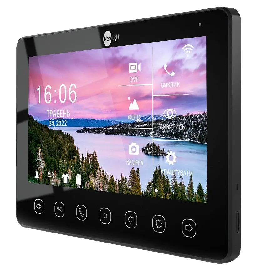 Видеодомофон Neolight Omega+ HD WF Black - фото 2