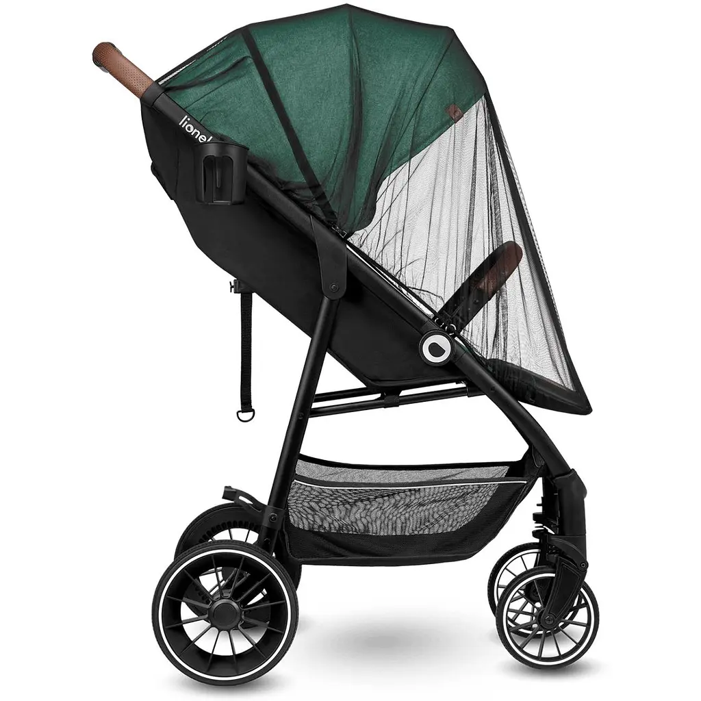 Прогулянкова коляска Lionelo Alexia Green Forest, зелено-чорна (LO-ALEXIA GREEN FOREST) - фото 6