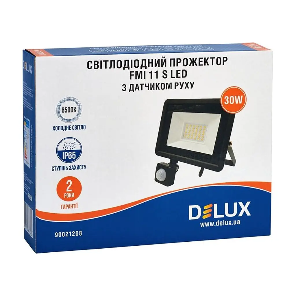 Прожектор Delux FMI 11 S LED 30Вт 6500K_IP65 (90021208) - фото 3
