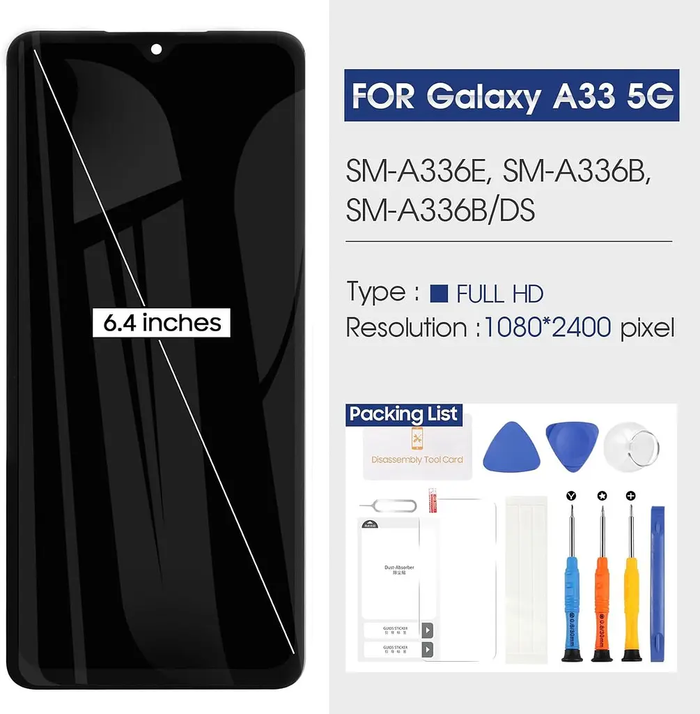 РК-екран Atwist для Samsung Galaxy A33 5G — для Galaxy A33 5G РК-сенсорний екран для Galaxy A33 5G SM-A336E SM-A336B SM-A336M - фото 3