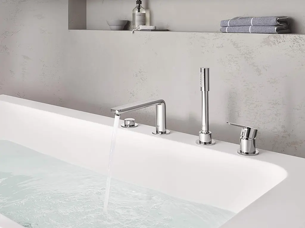 Змішувач для ванни на 4 отвори Grohe Lineare 19577001 Хром - фото 3