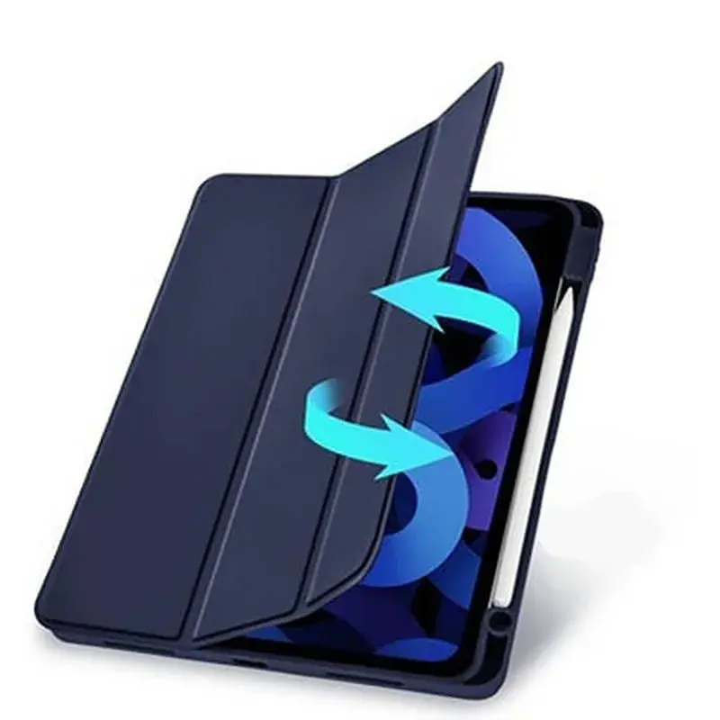 Чохол до планшета BeCover Tri Fold Soft TPU mount Apple Pencil Apple iPad 10.2 2019/2020/2021 Deep Blue (708456) - фото 4