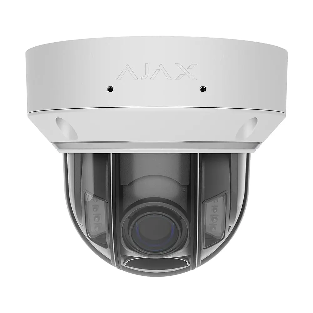 IP-відеокамера 5Mp Ajax DomeCam HLVF (5 Mp) White f=2.8-12mm, ІЧ+LED-підсвічування, з мікрофоном (26-00707)
