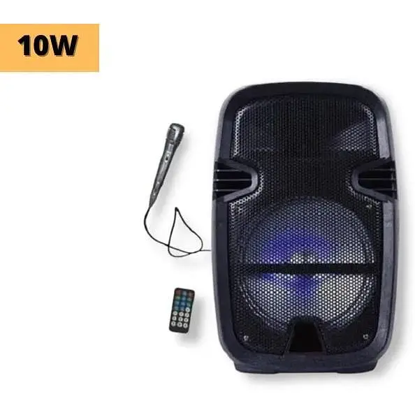 Портативна колонка XPRO ND-6008 валіза 10Вт USB SD FM радіо Bluetooth 1 мікрофон ДУ (MER-15671) - фото 2