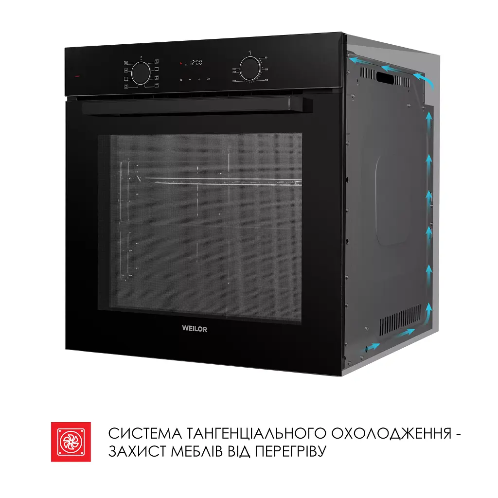 Духова шафа електрична Weilor FDO6F82BK - фото 10