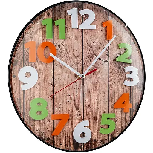 Годинник настінний Technoline WT7435 Wood Brown (WT7435) - фото 3