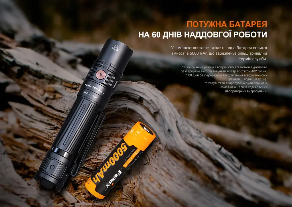 Ліхтар Fenix PD36R V2.0 (PD36RV20) - фото 10