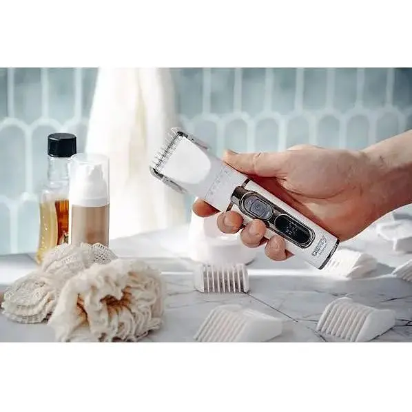 Машинка для стрижки Camry CR 2841 аккумуляторная с насадками - фото 9