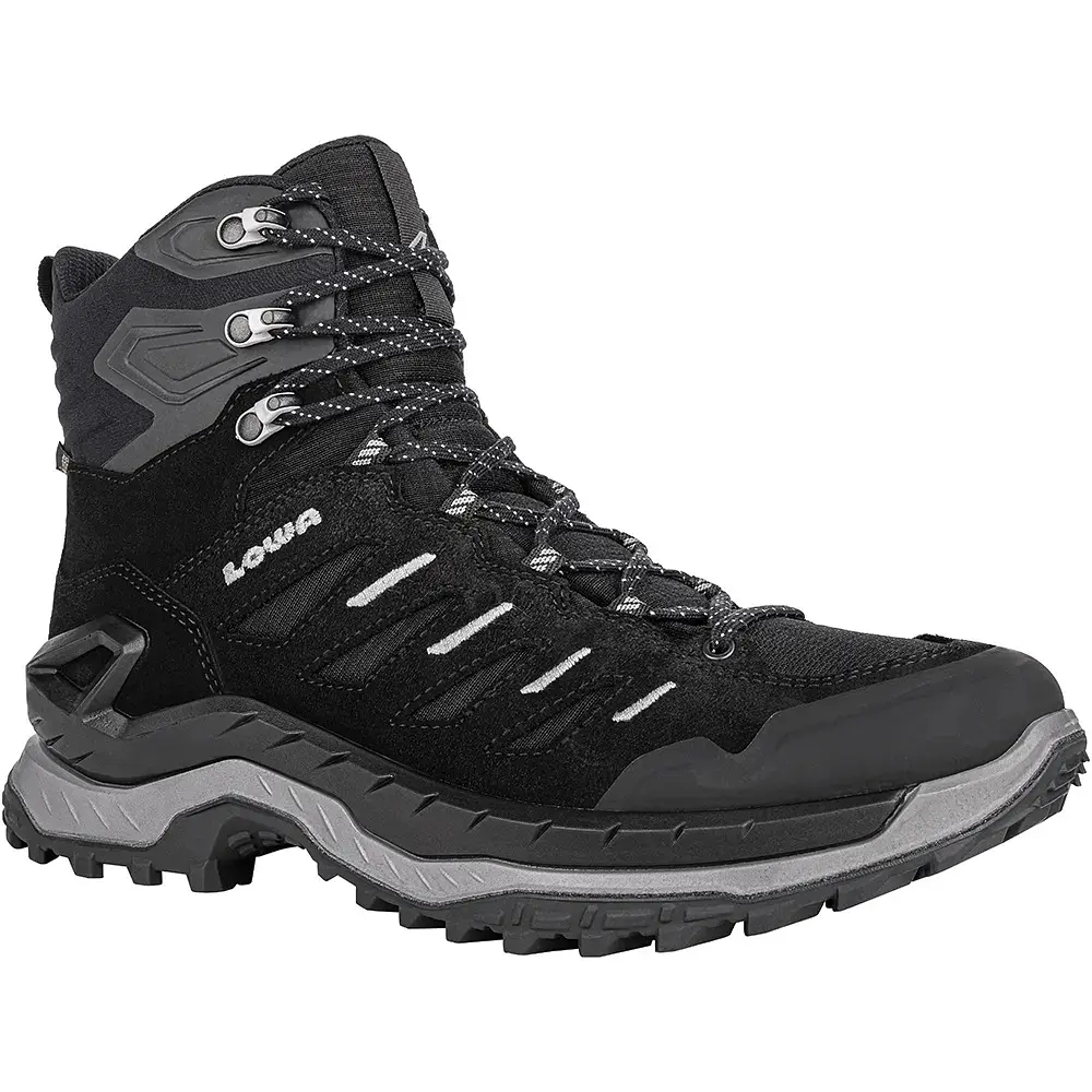 Ботинки мужские Lowa Innovo GTX Mid 41,5 Черный-Серый - фото 3