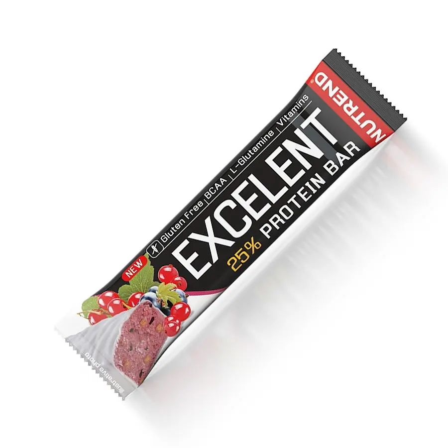 Батончик Nutrend Excelent Protein Bar, 85 грам - Чорна смородина у йогуртовій глазурі