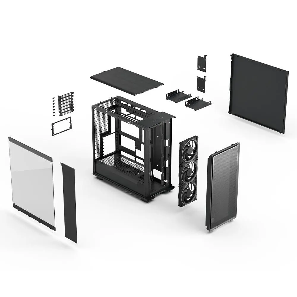 Корпус Fractal Design Epoch XL из закаленного стекла без блока питания, черный (FD-C-EPO1X-02) - фото 6