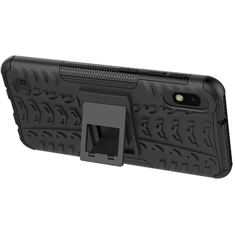 Чохол-накладка Toto Dazzle Kickstand 2 in 1 Case Samsung Galaxy M10 Black - фото 4