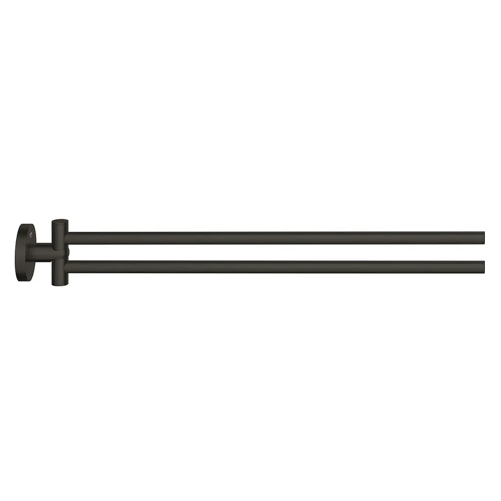 Тримач для рушника Grohe QuickFix Start 411832430 Чорний матовий - фото 2
