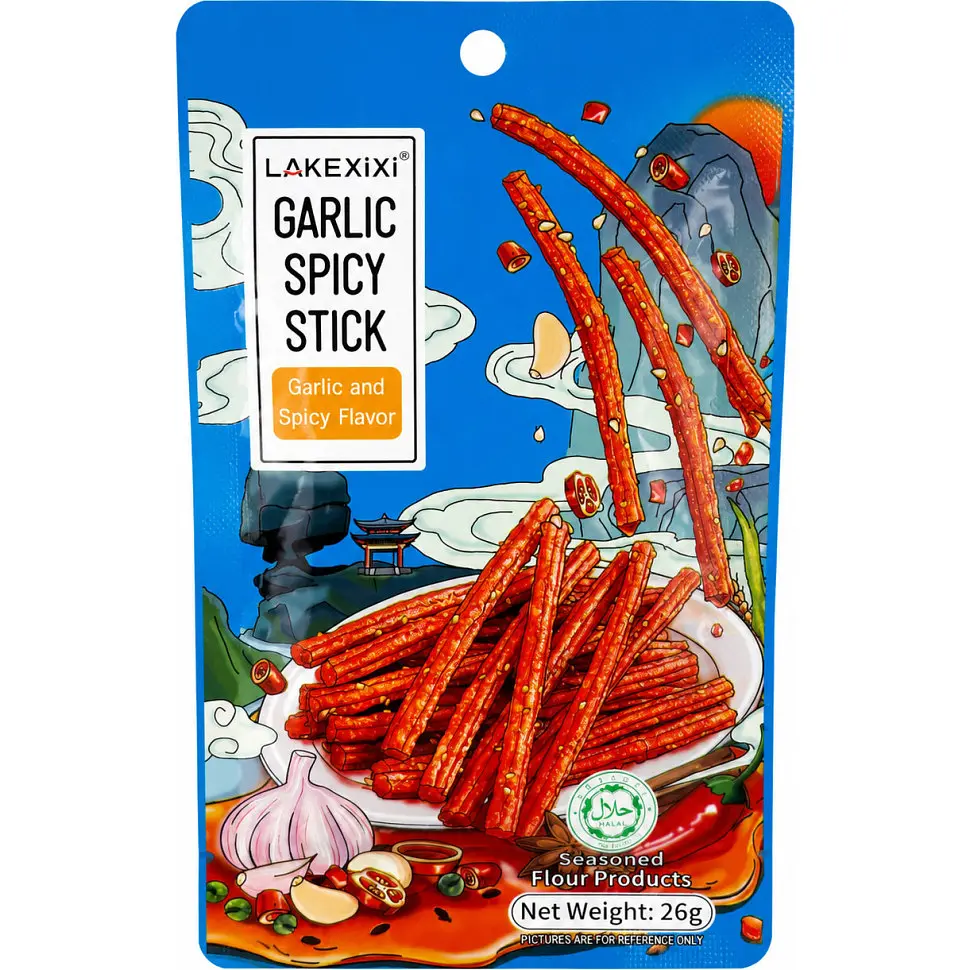 Снек Латяо з Часником Garlic&Spicy Lakexixi 26г