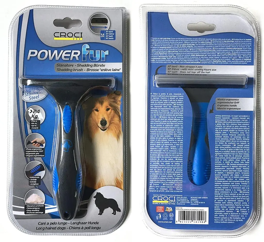 Тример для собак Croci POWERfur L для довгої шерсті 9.8 см C6067190 - фото 2