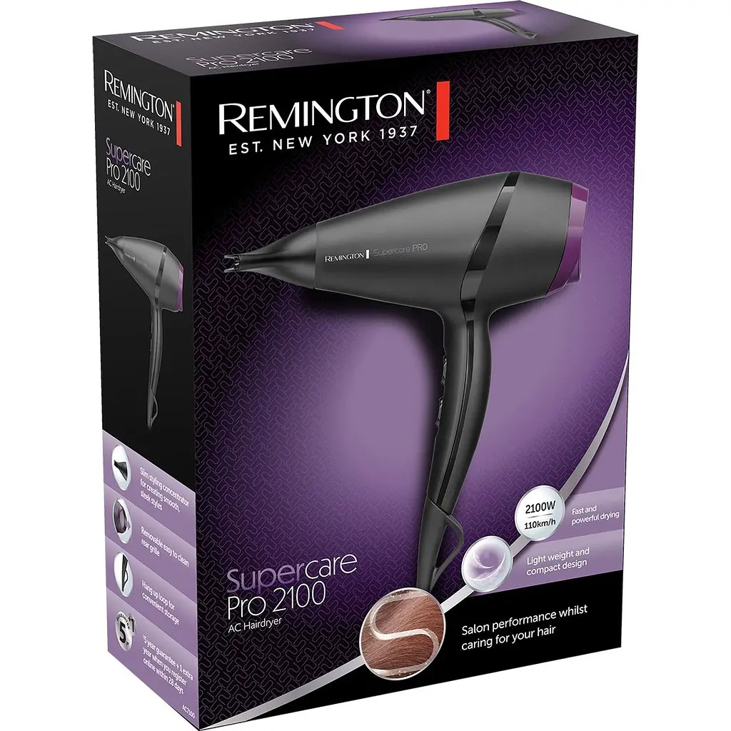 Фен Remington Supercare PRO 2100 AC7100 черный - фото 5