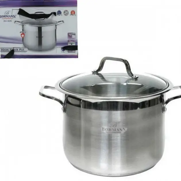 Каструля Bohmann BH 3025 30 см. 19 л - фото 6