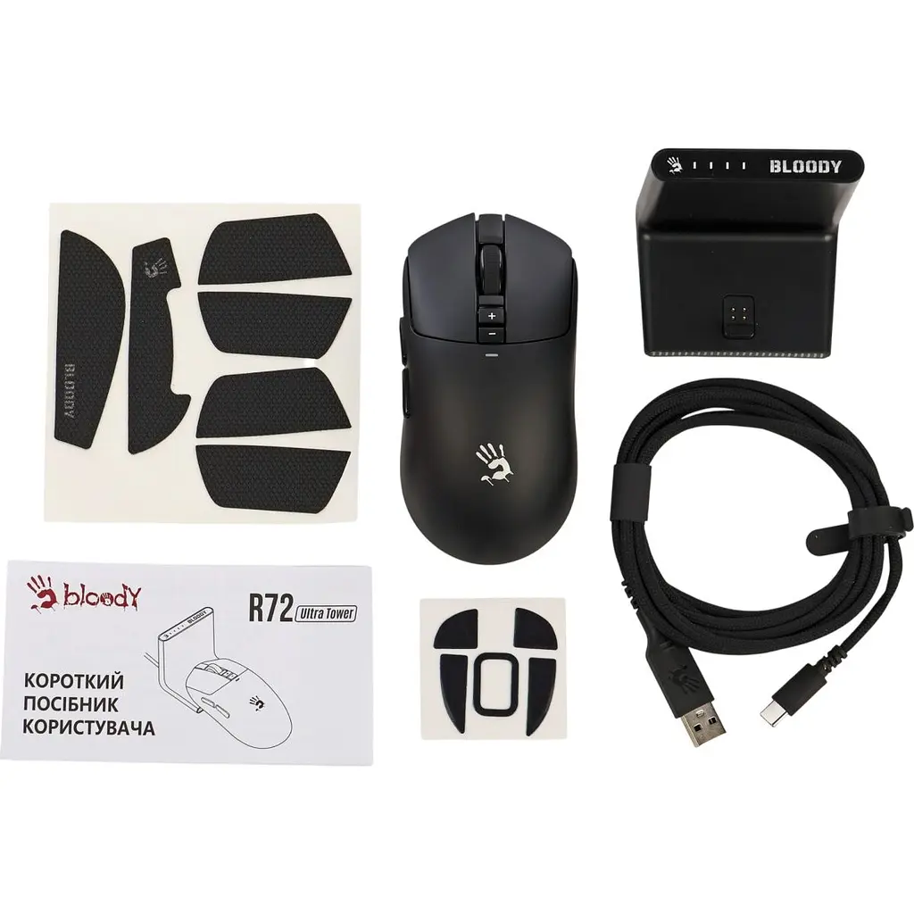 Миша Bloody R72 Ultra Tower Black [174095] - фото 10