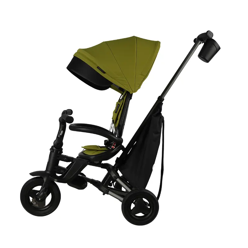 Велосипед триколісний дитячий Nova+ Rubber  складаний Nova+ Rubber Military Green (S700-17Nova+RubberMG) - фото 2