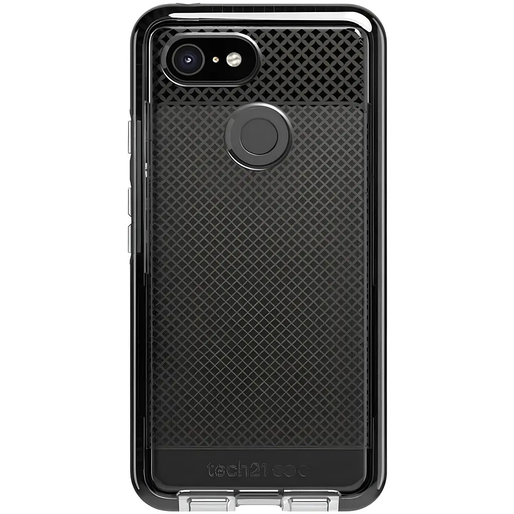 Оригінальний протиударний чохол Tech21 Evo Check для Google Pixel 3 (5.5") Smokey Black - фото 10
