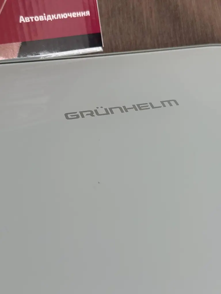 Ваги для підлоги побутові Grunhelm BES-WLG скляні ваги для дому 180 кг Білий - фото 2