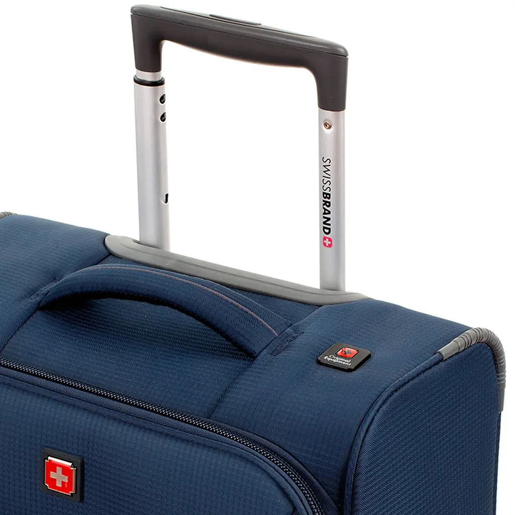 Валіза велика Swissbrand Silkeborg (L) Polyester 500D Navy (SWB_LLSIL940L) - фото 4