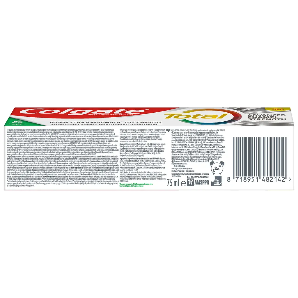 Зубна паста Colgate Total 12 Advanced Enamel Strenght Зміцнення Емалі 75 мл - фото 3