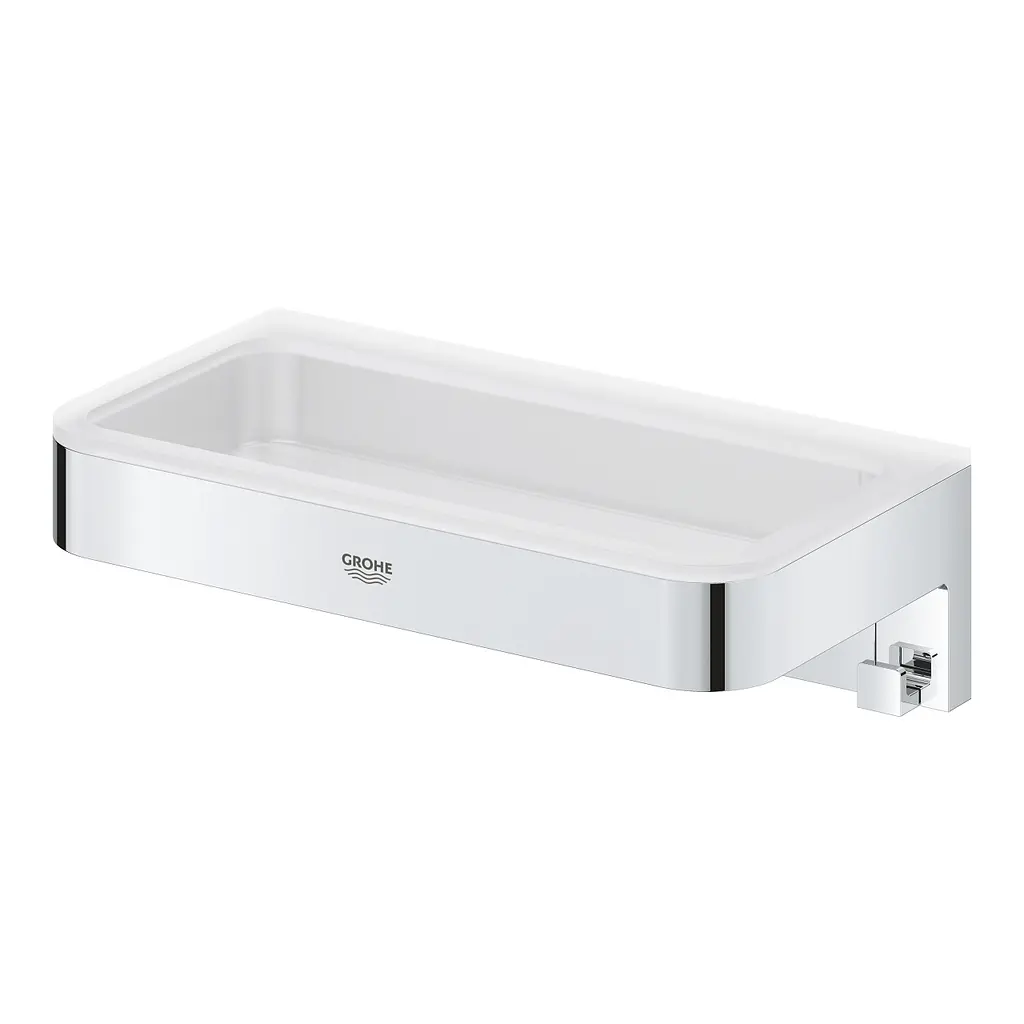 Полиця для душу з тримачем Grohe QuickFix Start Cube 41107000, Хром - фото 2