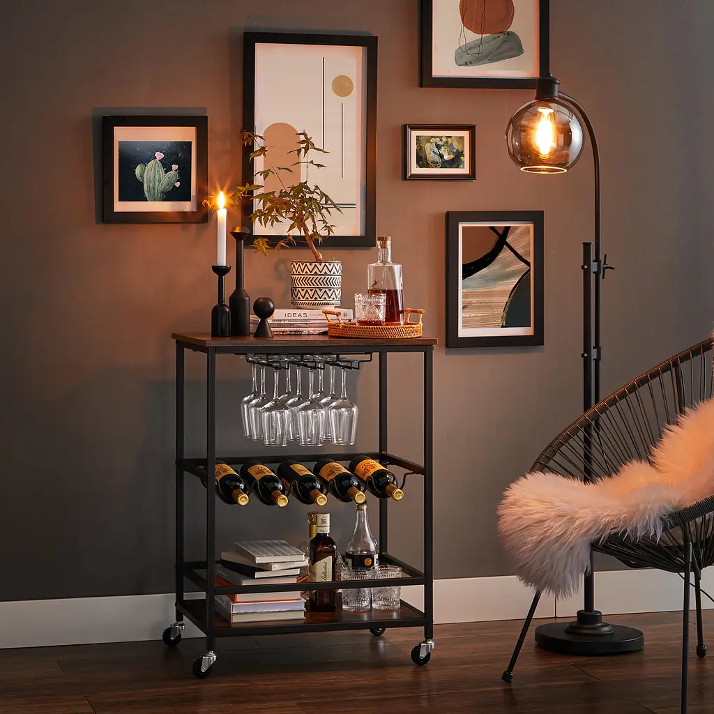 Стелаж Leobert Modern на колесах в стилі Loft - фото 7