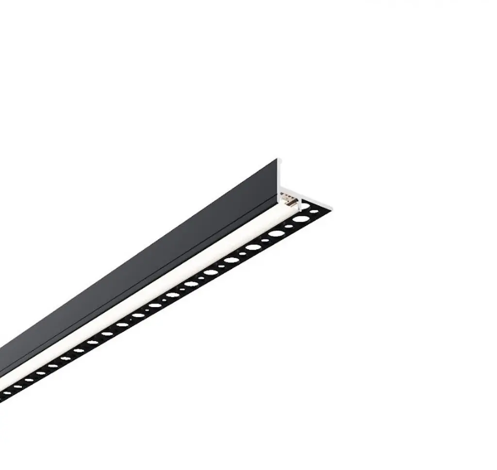 LED профіль для підсвітки сходинок штанга 2 м розсіювач в комплекті Kloodi KLP3021 2 BK - фото 3