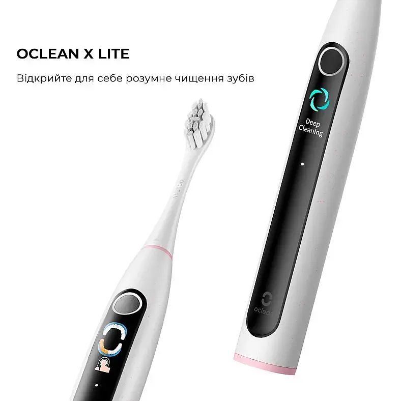 Розумна зубна електрощітка Oclean X Lite Grey (6970810555981) - фото 8
