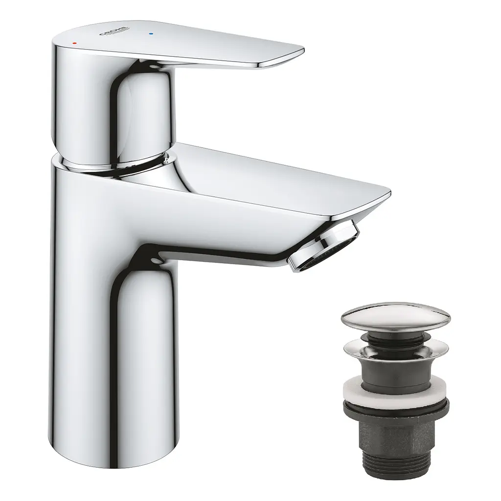 Набір змішувачів Grohe Quickfix термостат для душу з душовим гарнітуром Precision Flow THM та змішувач для раковини StartEdge S-Size UA202503TE, Хром - фото 10
