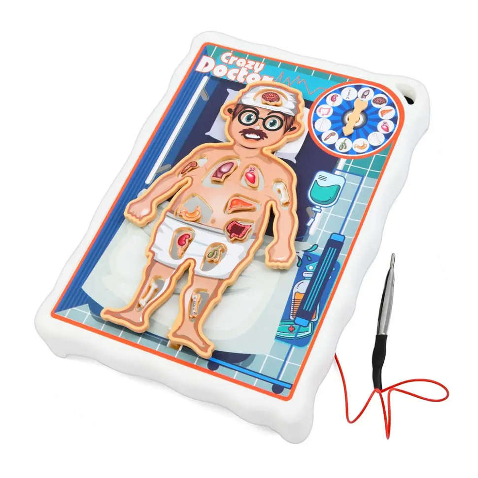 Дитяча настільна гра Bambi Crazy Doctor 1295-3 ігрове поле рулетка - фото 2