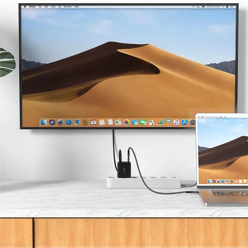 МЗП A17 PD65W GaN (1USB-A/1C/1HDMI) + кабель Type-C to Type-C Black Acefast teh0029674 - фото 4