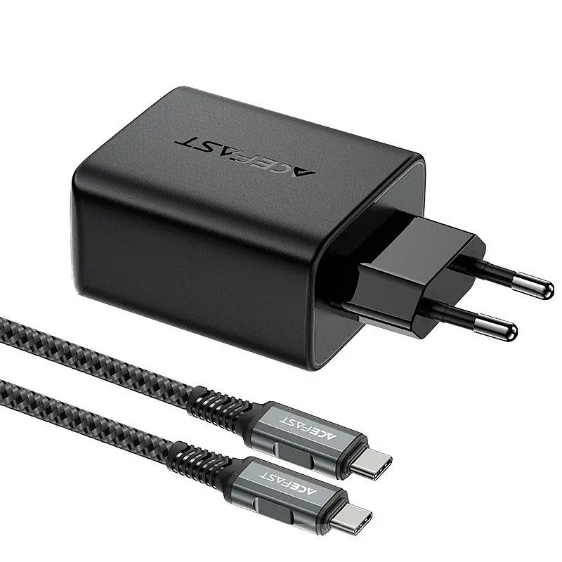 МЗП A17 PD65W GaN (1USB-A/1C/1HDMI) + кабель Type-C to Type-C Black Acefast teh0029674 - фото 3