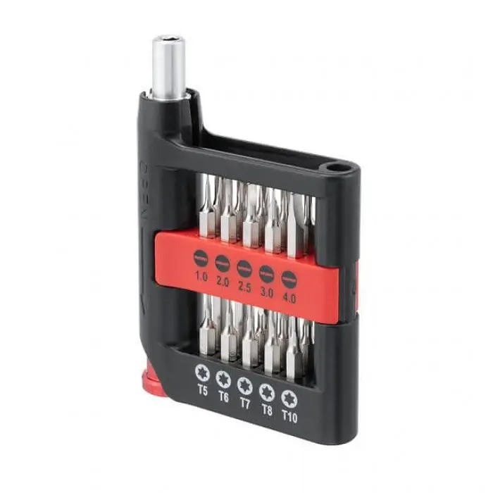 Викрутка з прецизійними насадками 21 штука INTERTOOL VT-3339 - фото 2