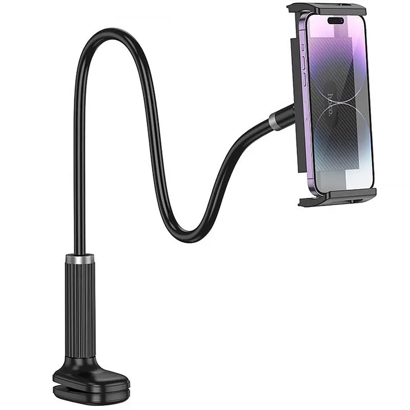 Регульована підставка для телефону/планшета Hoco HD10 Bamboo lazy stand Black - фото 2