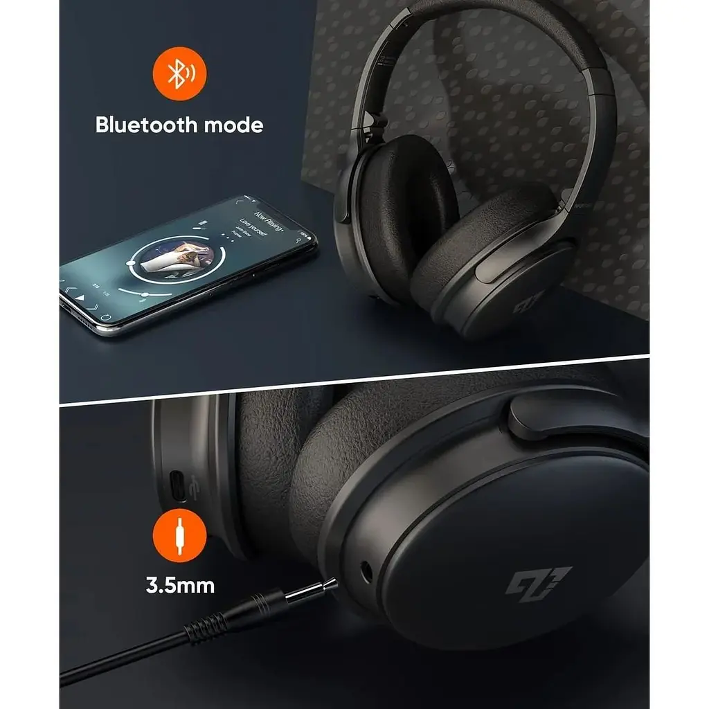 Навушники Infurture Bluetooth з активним шумопоглинанням та мікрофоном - фото 8