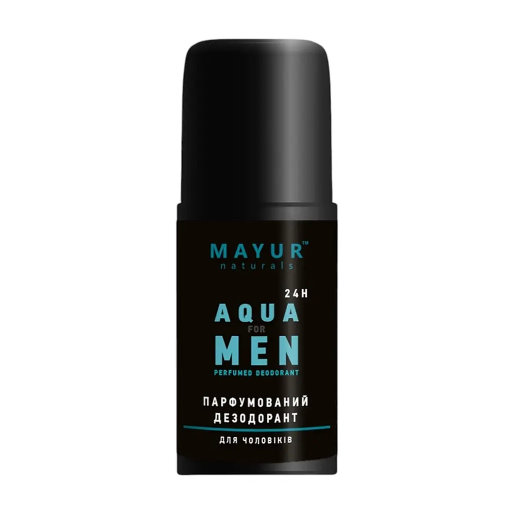 Дезодорант Mayur Aqua For Men парфумований для чоловіків 50 мл (4820230954883)