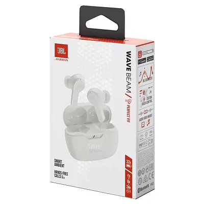 Наушники JBL Wave Beam TWS White (JBLWBEAMWHT) - фото 9