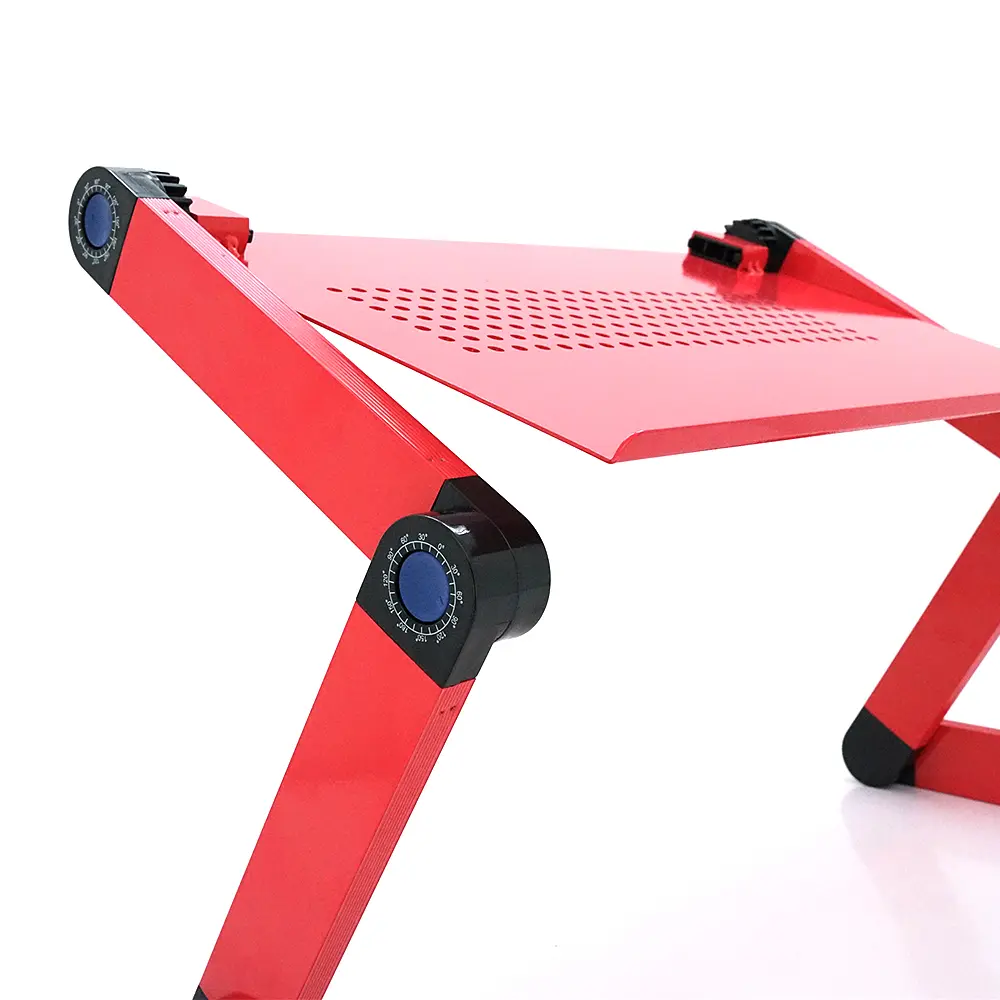 Стол-подставка для ноутбука Aluminium Laptop Table (420*265), Red, Box - фото 2