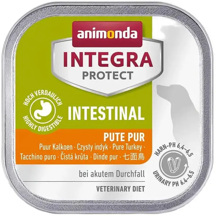 Ветеринарний вологий корм для собак Integra Protect Intestinal при порушеннях травлення та гострій діареї з індичкою 150 г (86413IPR) - фото 2