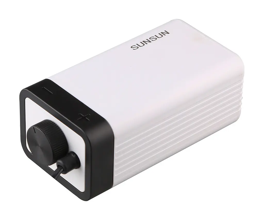 Компрессор для аквариума SunSun CT-402 регулируемый двухканальный 4 Вт 2х2.8 л/мин до 330 л - фото 2
