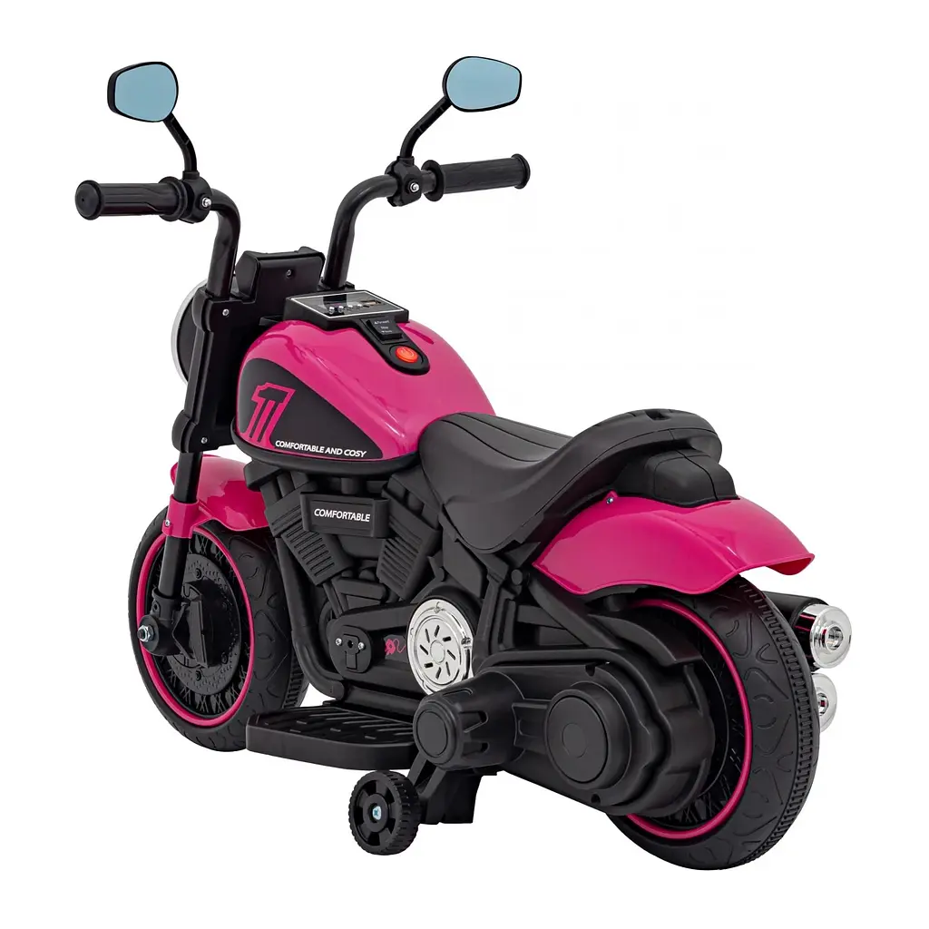 Электромотоцик Ramiz Chopper Faster 6 В, черно-красный (PA.AHL008.CR) - фото 20