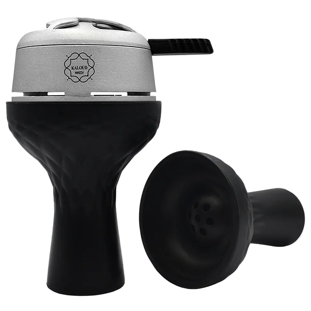 Чаша для кальяна силиконовая под Калауд Lotus черный - фото 2