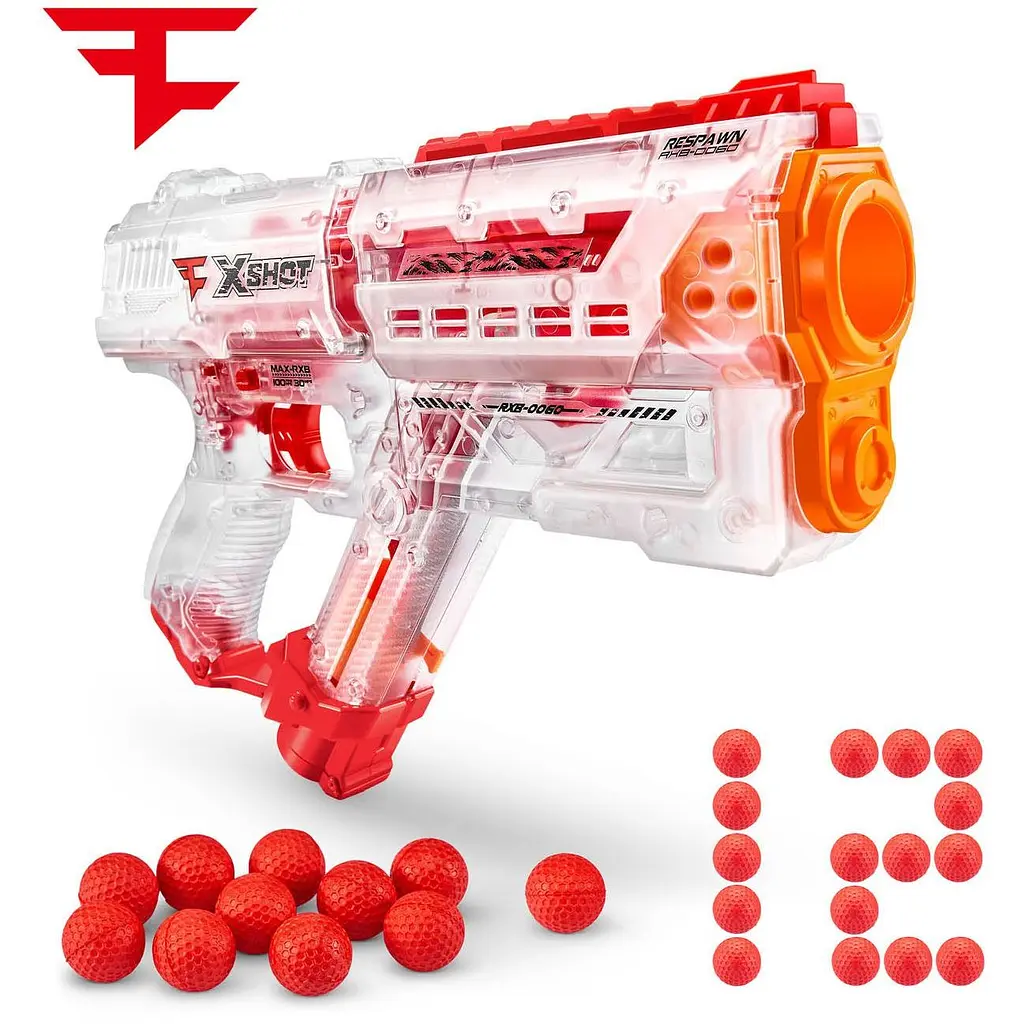 Скорострільний бластер Zuru X-Shot Chaos faze Respawn, 12 патронів (36499) - фото 3