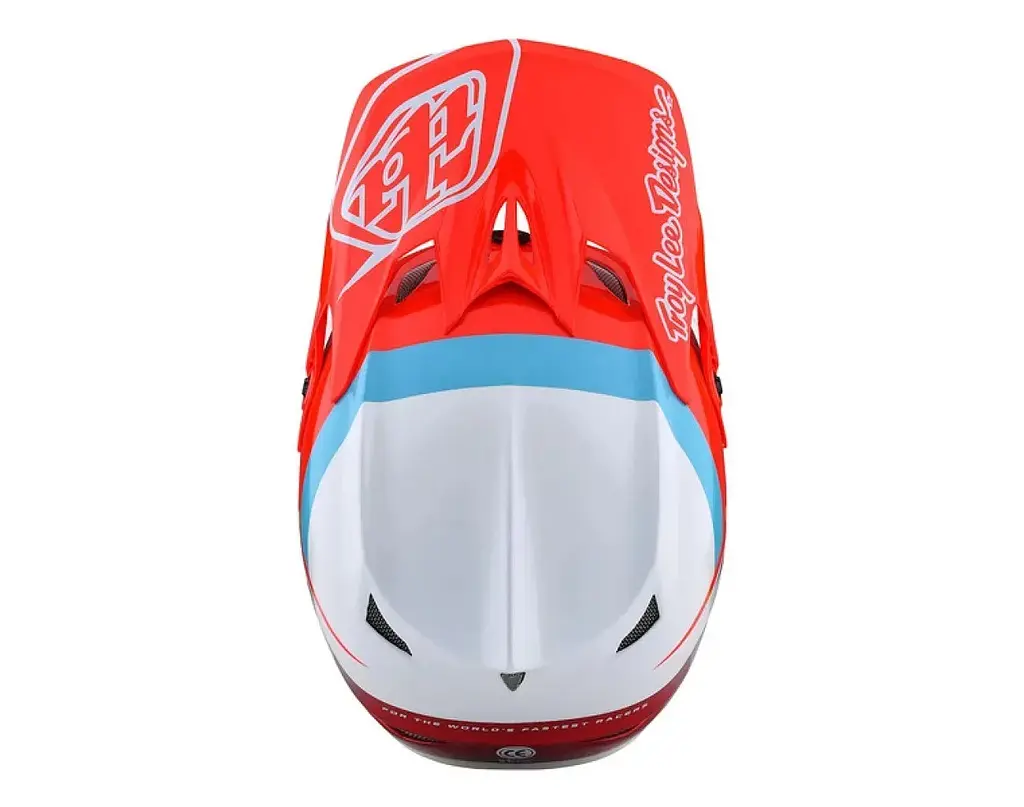 Велошлем Troy Lee Designs D3 Fiberlite Slant L Red (1106-198744014) - фото 5