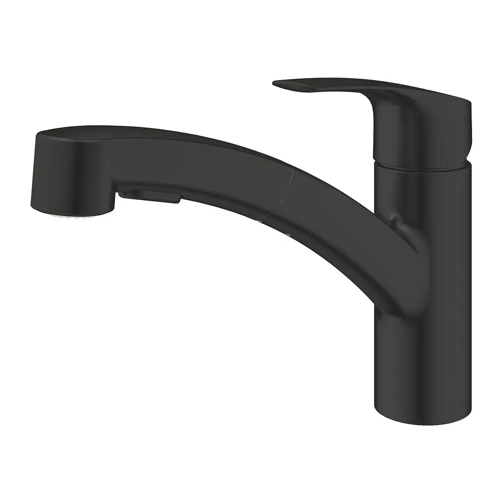 Змішувач для кухні Grohe Eurosmart 303052431 Чорний матовий - фото 3