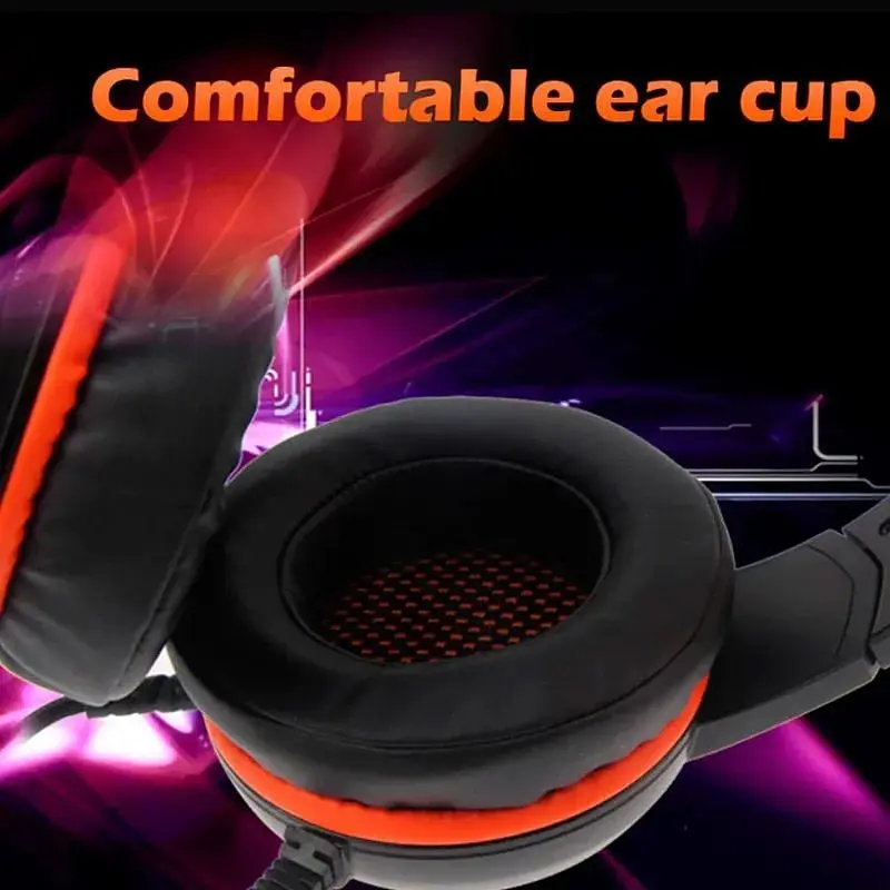 HI-FI ігрові навушники 7.1 Surround Sound LED Backlit Gaming Headset HP030 - фото 7
